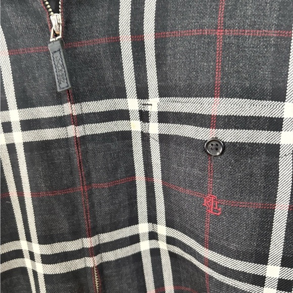 Lauren Ralph Lauren full zip wool jacket lightweight size SM relaxed oversized - Picture 3 of 6